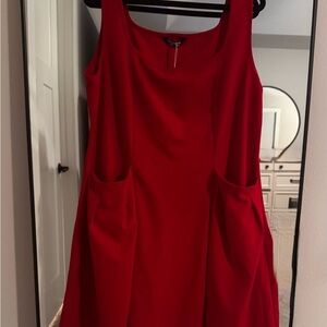 BloomChic Vibrant Red Mini Dress